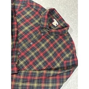 Carbon 2 Cobalt Upper Echelon Button Up Shirt Long Sleeve Plaid Mens 2XL‎